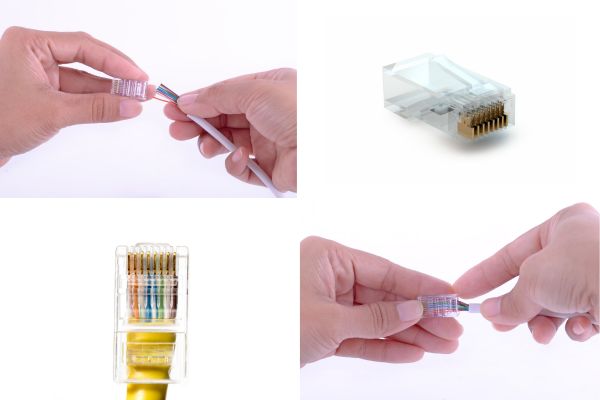 Inserción cable RJ45